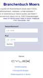 Mobile Screenshot of cylex-branchenbuch-moers.de